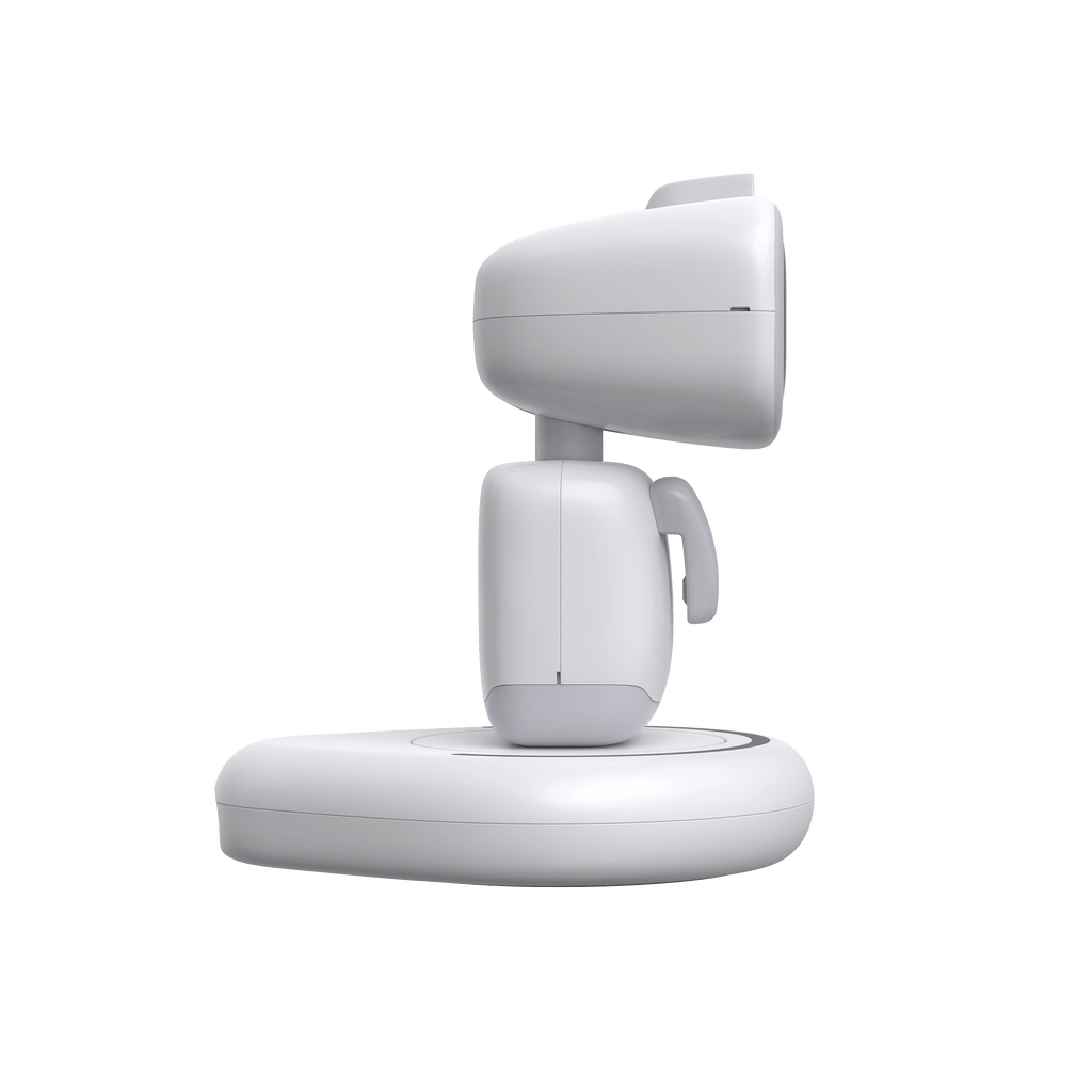 AI Pocket Wearable Robot, ChatGPT Powered AI Companion with Voice Commands, Emotional Interaction, Singing & Dancing, Magnetically Attaches to Anywhere, White | Pocket